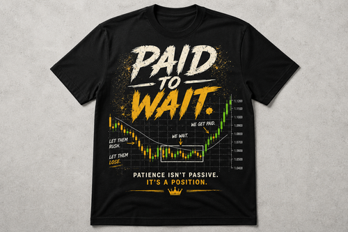 Paid to Wait – Trader Mindset Tee