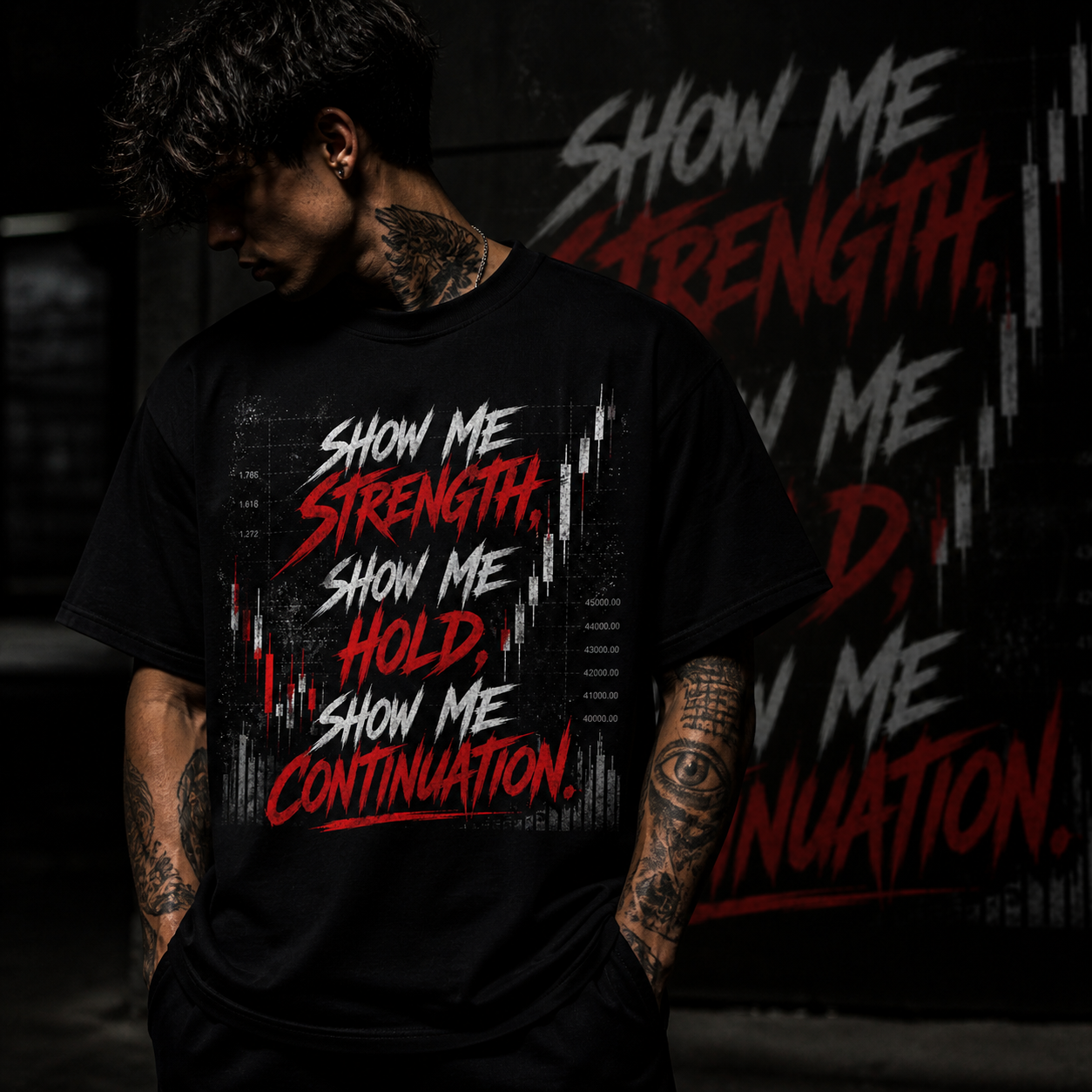 SHOW ME STRENGTH. SHOW ME HOLD. SHOW ME CONTINUATION.