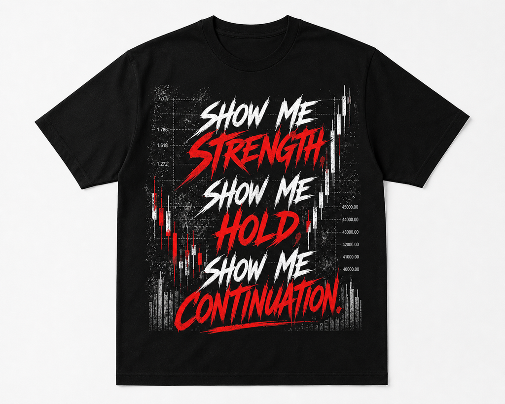 SHOW ME STRENGTH. SHOW ME HOLD. SHOW ME CONTINUATION.